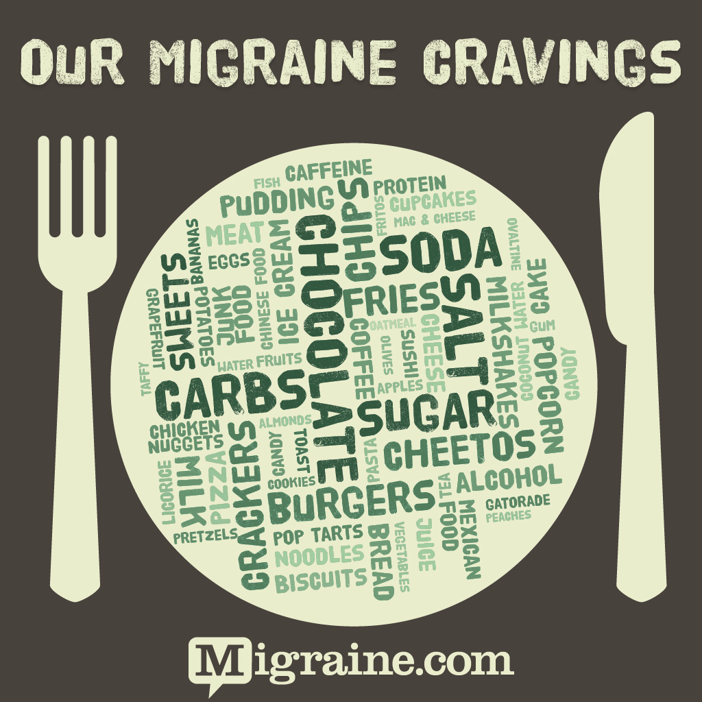 Migraine food cravings