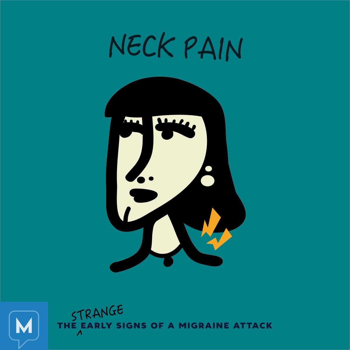 Strange early signs of a migraine attack