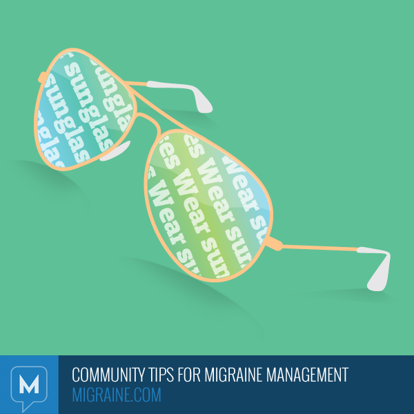 Community tips for migraine management
