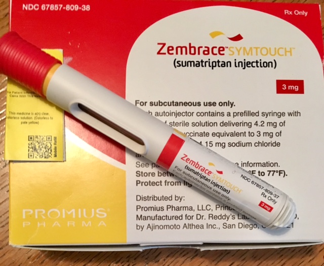 My Experience with Zembrace, the 3 mg Sumatriptan My Experience with Zembrace, the 3 mg Sumatriptan