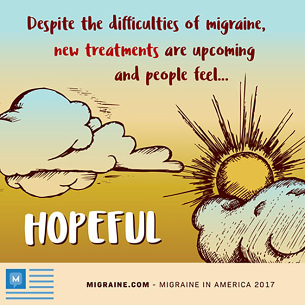 hopeful for new migraine treatments